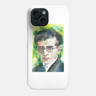 DMITRI SHOSTAKOVICH - watercolor portrait.1 Phone Case