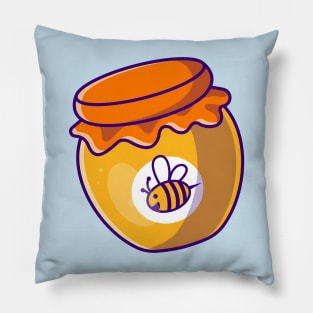 Floating Honey Jar Cartoon Pillow