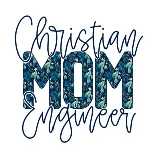 Christian Mom Artist Floral Mothers Day T-Shirt