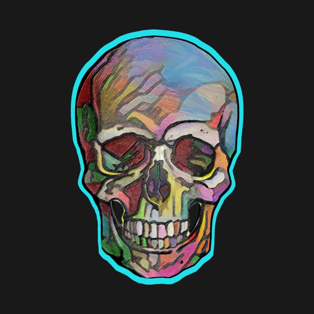 The Happy Skull (Blue) by Diego-t