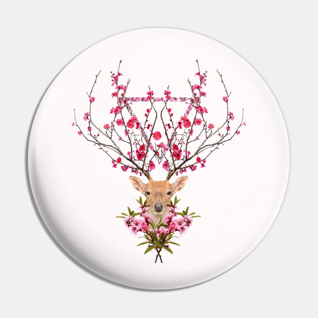 spring deer Pin by astronaut