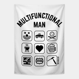 Multifunctional Man (9 Icons / Smartphone Design) Tapestry