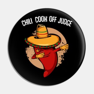 Chili Cook Off Judge - Dabbing Dab Pepper Pin