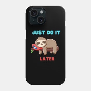 lazy sloth Phone Case