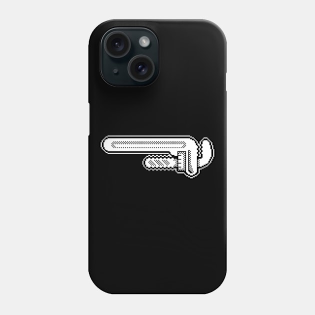 Horizontal wrench - 1bit pixel art Phone Case by pixel eats sugar