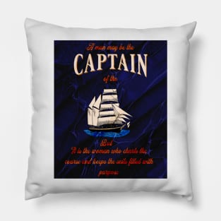 Sailing poster Pillow