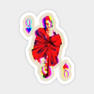 Billie Holiday queen of hearts Magnet