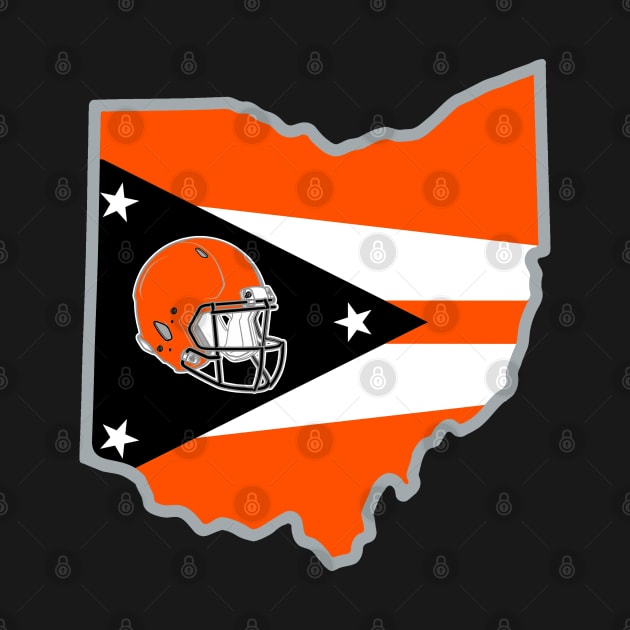 State of Ohio - Cincinnati Football by Locker Room Originals