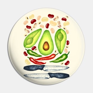 Avo-licious Chef Pin