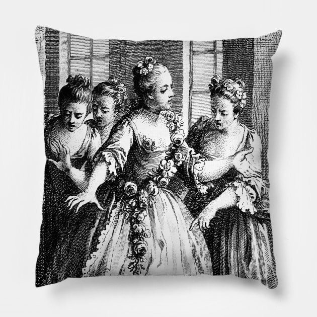 French girls scared Pillow by Marccelus