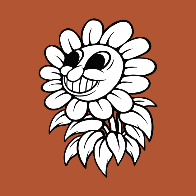Happy Sentient Sunflower by flynnryanart