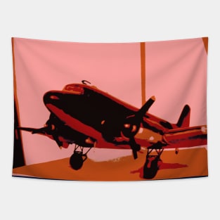 DC 3 Dakota Airplane Tapestry