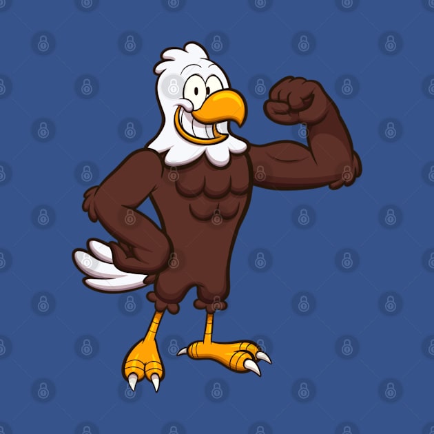 Strong Eagle Character by TheMaskedTooner