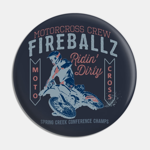 Fireballz Motocross Pin by spicoli13