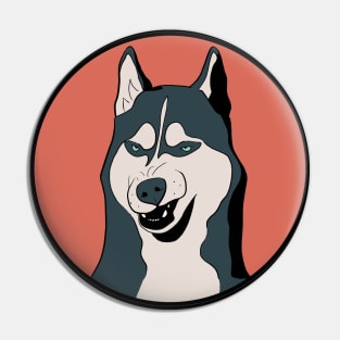 Grumpy Dog - Funny Animal Design Pin