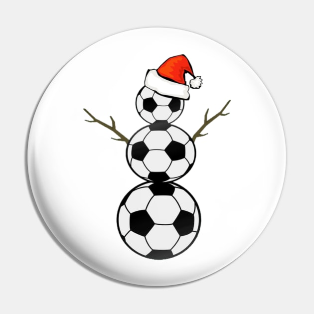 Football Snowman Pin by D3monic