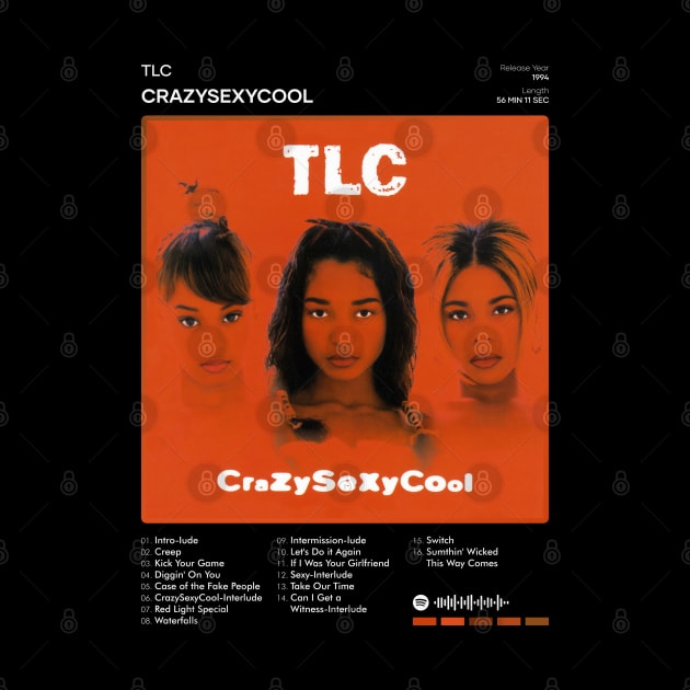 TLC - Crazysexycool Tracklist Album by 80sRetro