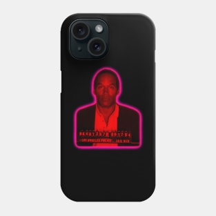 OJ Simpson Mugshot Halftone Phone Case