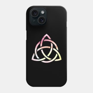 Celtic Trinity Knot Triquetra with Circle Pastel Style Design Phone Case