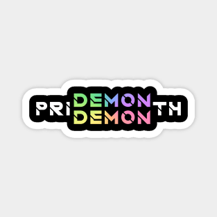 Pride month Gift Demon Magnet