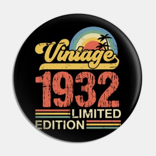 Retro vintage 1932 limited edition Pin