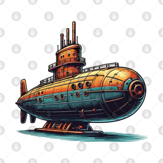 Submarine by Vehicles-Art