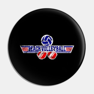 volleyball beach Pin