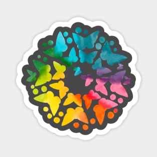 Rainbow Butterflies Magnet