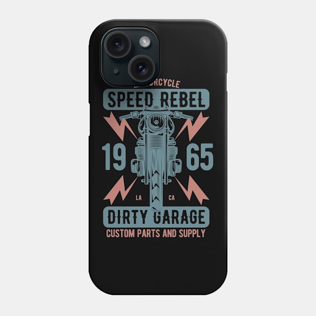 Speed rebel dirty garage Phone Case by Design by Nara