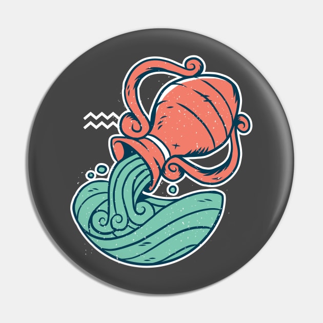 Aquarius Illustration Pin by MimicGaming