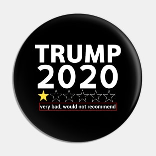 Trump 2020 very bad, would not recommend. Anti trump Pin