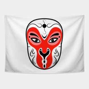 Chinese opera mask Tapestry