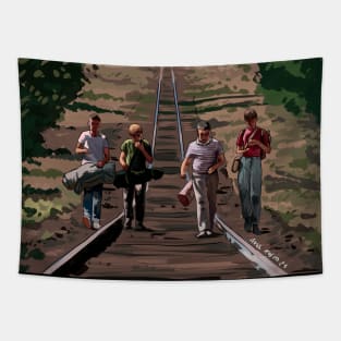 Stand by Me Illustration Tapestry