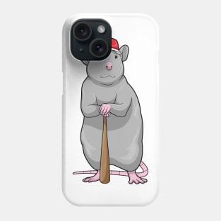 Rat Baseball Baseball bat Phone Case