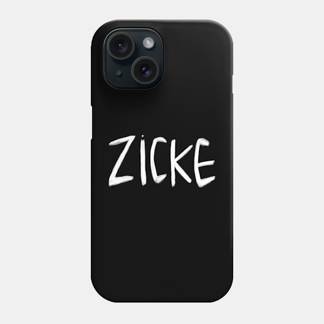 Zicke, German Phone Case by badlydrawnbabe