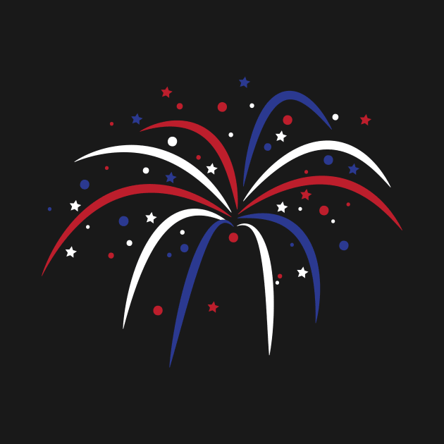 Patriotic Fireworks by divawaddle