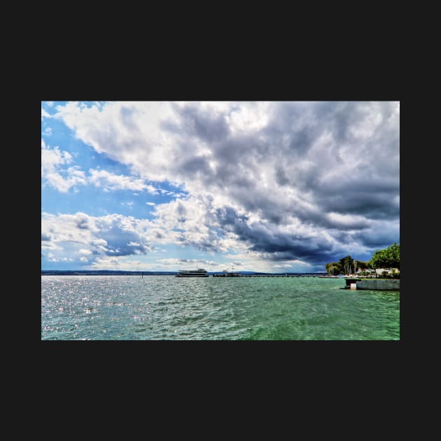 Upcoming Thunder Storm over Lake Constance near Hagnau by holgermader