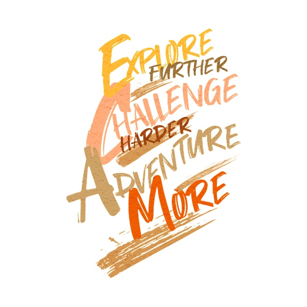 Explore Challenge Adventure Quote Motivational Inspirational by Cubebox