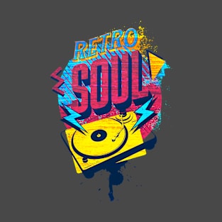 Retro Soul Vintage Abstract Music T-Shirt