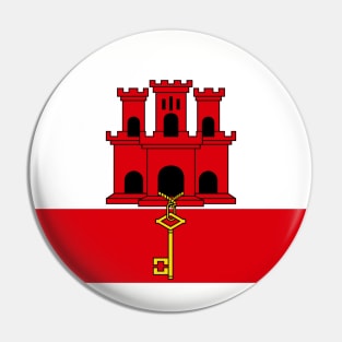 Flag of Gibraltar Pin