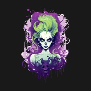 Spooky Goth Witch T-Shirt