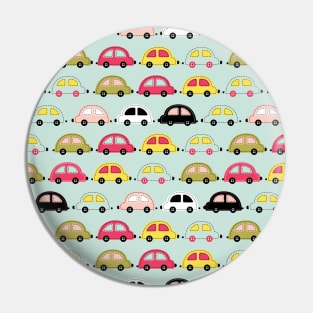 Cute Patchwork Cars Kids Pin