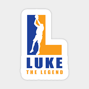 Luke Custom Player Basketball Your Name The Legend Magnet