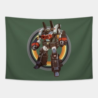 80s vintage mecha Tapestry