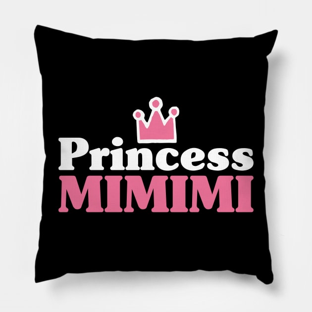 Princess Mimimi Statement Crown Queen Gift Pillow by Jackys Design Room