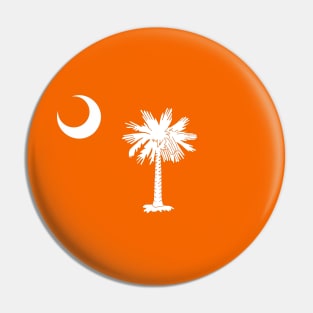 Flag of South Carolina - Orange Pin