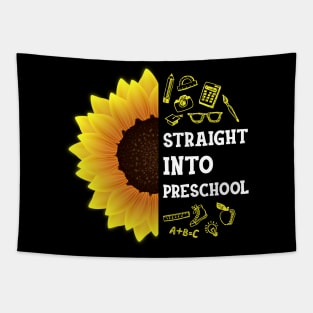 Straight into Preschool Back To School Sunflower Tapestry