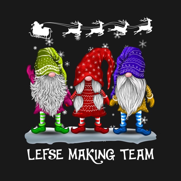 Lefse making team Christmas shirt - funny Christmas Lefse team shirt - Lefse and Santa Claus Christmas shirt by TeesCircle