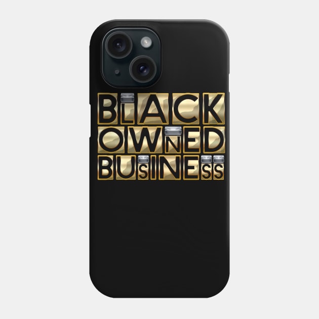 golden black owned Phone Case by medo art 1