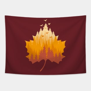 Nature Leaf Landscape Tapestry